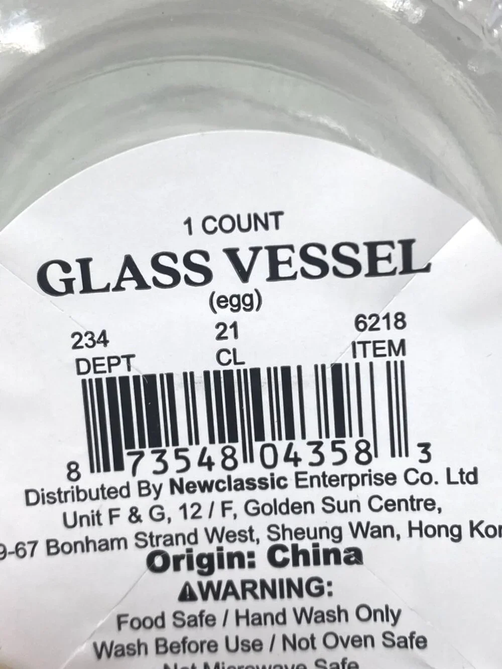 Target Clear Glass Pedestal Vessel Easter Egg Decor Candy Jar Canister